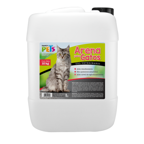 ARENA P/GATO 10 KG GARRAFA