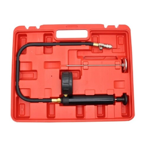 Kit Probador De Fugas Presión Radiador C/ Kit Purga 18 Pz