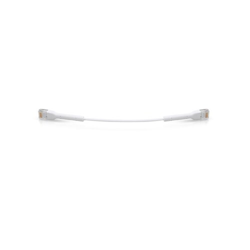 Cable de Red Ubiquiti - Cat6 - RJ-45 - 22cm - Blanco