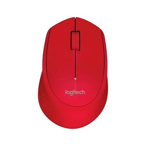 Mouse Logitech Óptico M280, Inalámbrico USB, Rojo