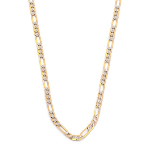 Cadena Estilo Cartier Diamantada Oro Italiano Sólido 14k 40 cm 