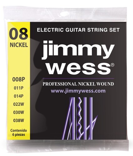 Cuerdas Jimmy Wess WN1008 P/Guitarra Eléctrica 