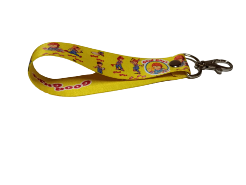 Lanyard Chucky, Llavero chico, cinta para credencial, porta gafete, Cinta llaves, Marca Bisonte.