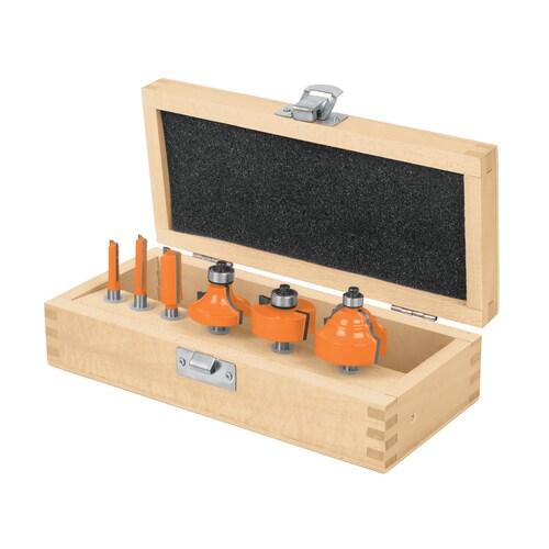Juego de 6 Brocas para Router JBROU-6 Truper