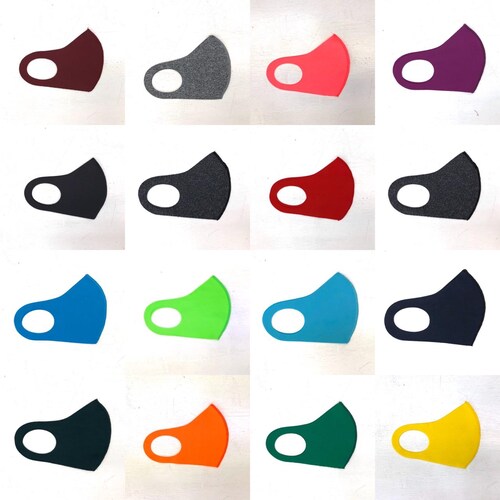 Cubrebocas De Tela Multicolor Lavable Adulto Paquete 200 Pzs