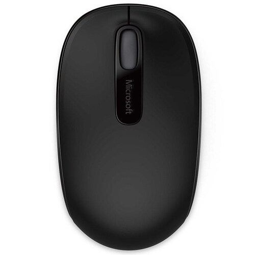 Mouse MICROSOFT 1850, Negro, Inalámbrico   