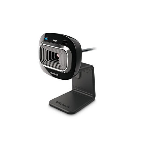 Cámara Web MICROSOFT Lifecam HD-3000, 30 pps, USB, Negro, 1280 x 720 Pixeles  