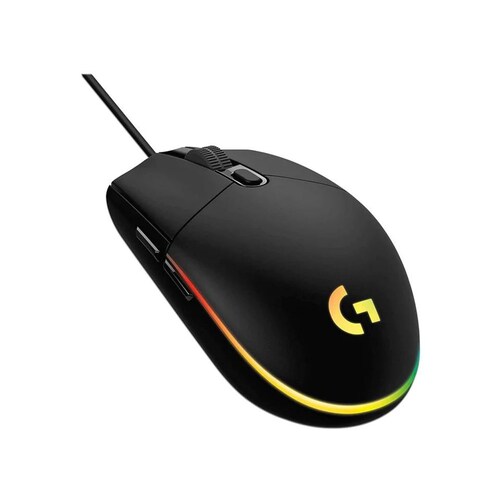 Mouse gamer Logitech óptico G203 lightSync, alámbrico 