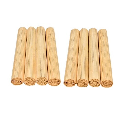 Juego de 8 Manteles de Bambu