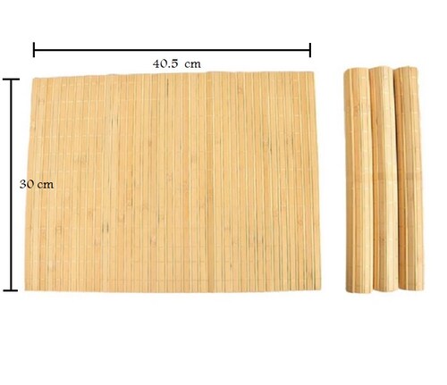 Juego de 8 Manteles de Bambu