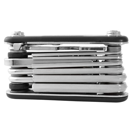 Multiherramienta Wallis para mantenimiento, acero inoxidable, mango negro