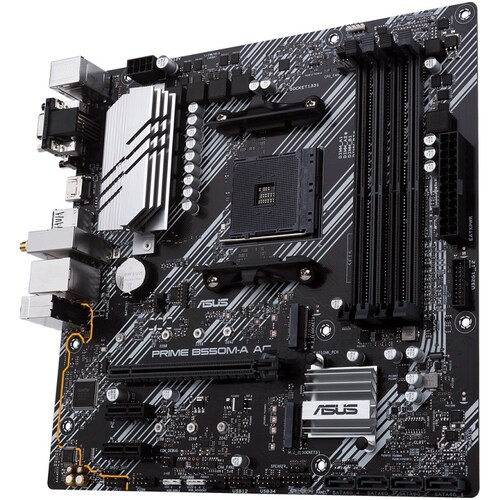 Tarjeta Madre ASUS PRIME PRIME B550M-A AC 4xDDR4 PCI-E USB3 Socket AM4.