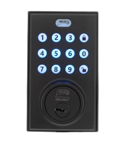 Cerradura Digital Phillips Pcd265 Negro.