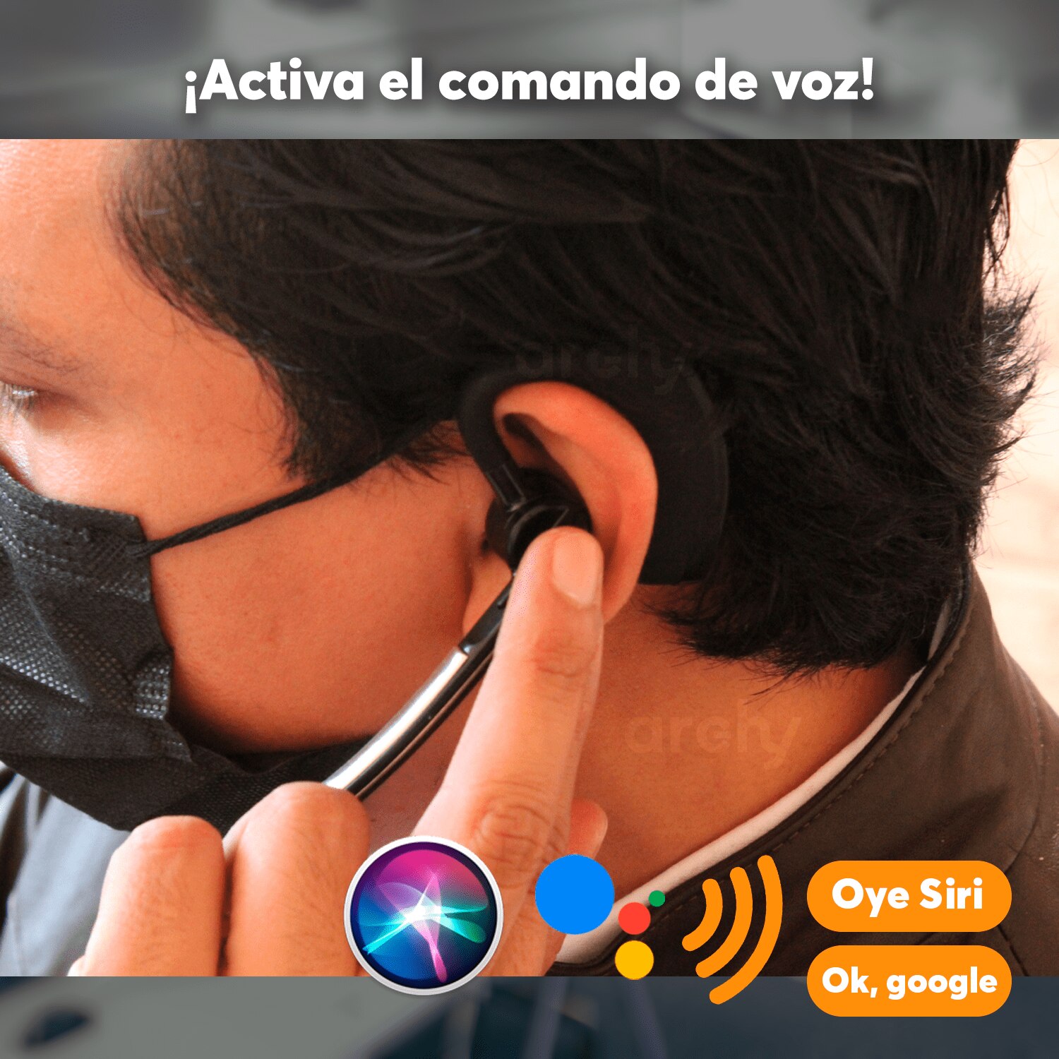 Aud fono Manos Libres Archy Auricular Ejecutivo Bluetooth 4.0