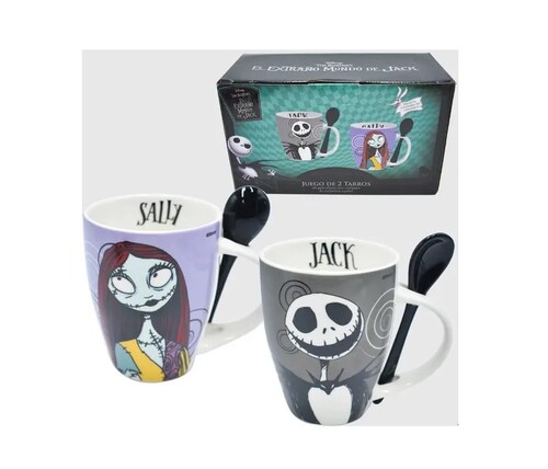 Juego De 2 Tazas El Extraño Mundo De Jack