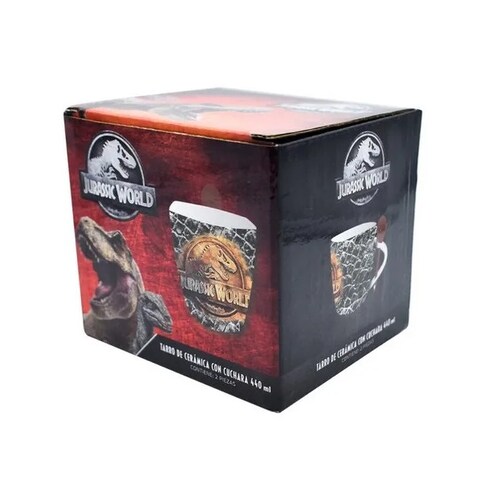 Taza Cuadrada Jurassic World