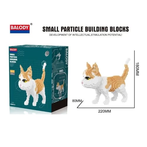 Rompecabezas 3d Bloques Armables Gato 1390 Mini Blocks 