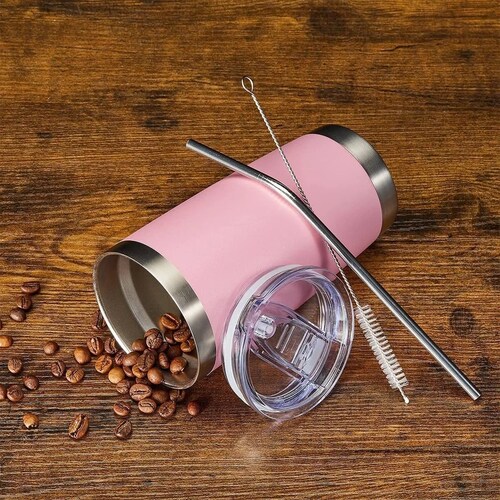 Vasos Aislados Al Vacío De Acero Inoxidable De 20 Oz Rosa