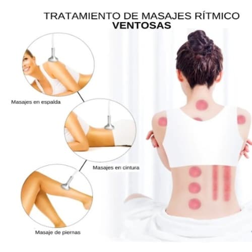 Maquina Terapia Ventosas Vacum Levanta Senos Gluteos Facial