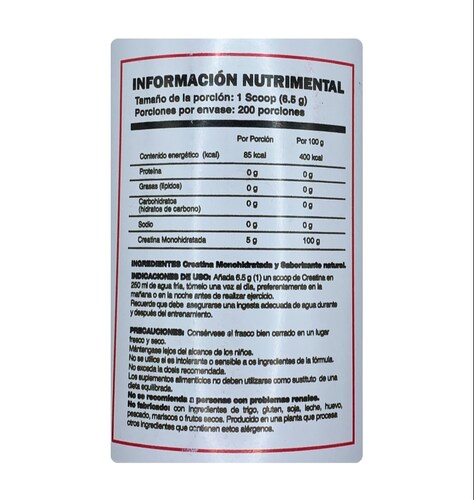 Creatina Sport Elite (200 serv) sabor uva