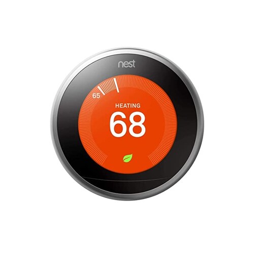 Termostato Inteligente Nest 3ra Gen Stainlees Steel Acero Inoxidable