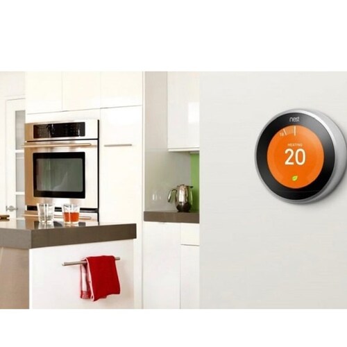 Termostato Inteligente Nest 3ra Gen Stainlees Steel Acero Inoxidable