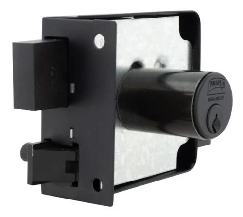 Cerradura Sobreponer Derecha 715 If Phillips Negro.