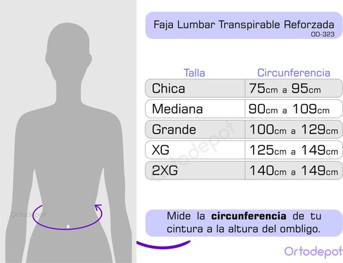 Faja Soporte Sacro Lumbar, Cómoda y Transpirable, Doble