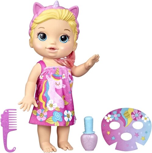 Baby Alive Bebe Dia De Spa Unicornio Muñeca.