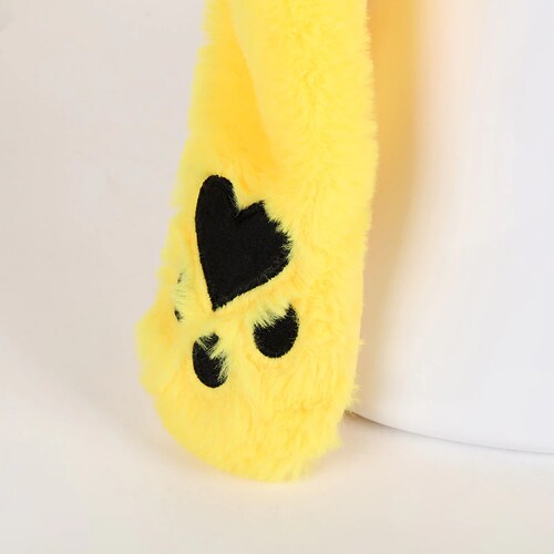 Gorro De Conejo Bts Kpop Pikachu Pokémon Amarillo Con Orejas En Movimiento