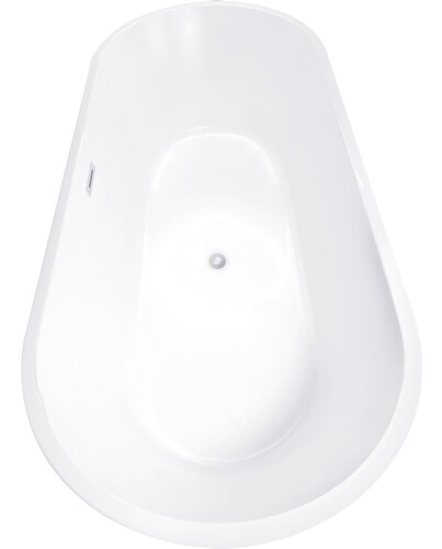 Tina Baño Lujo Bañera Dubai Fibra De Vidrio 169x75.5x59 Cm Blanca
