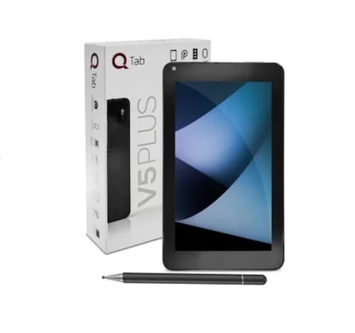 Tablet Q-touch V5 Plus Quad-Core 2GB 32GB 7Pulg Negro + Regalo.