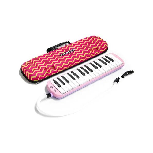 Melódica VITALE de 32 Teclas Rosa Psycodelic C/Estuche 