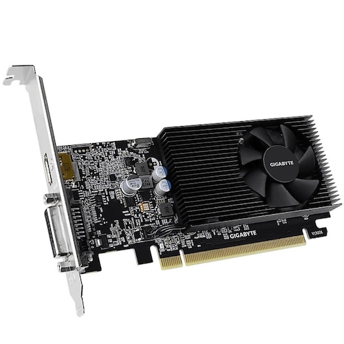 Tarjeta De Video Gigabyte Nvidia GT 1030 Low Profile D4 2G GeForce 2GB DDR4 PCI-E GV-N1030D4-2GL
