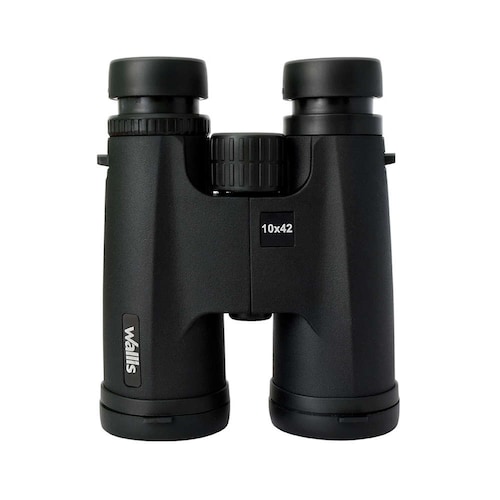 Binocular Wallis compacto resistente a lluvia y salpicaduras con adaptador para tripie y celular