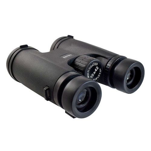 Binocular Wallis compacto resistente a lluvia y salpicaduras con adaptador para tripie y celular