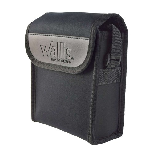 Binocular Wallis compacto resistente a lluvia y salpicaduras con adaptador para tripie y celular