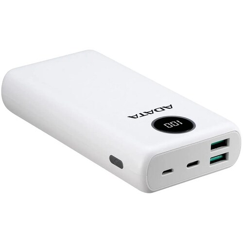 Bateria Adata P20000QCD 20000mAh Blanco USB Power Bank Cargador Portatil AP20000QCD-DGT-CWH.