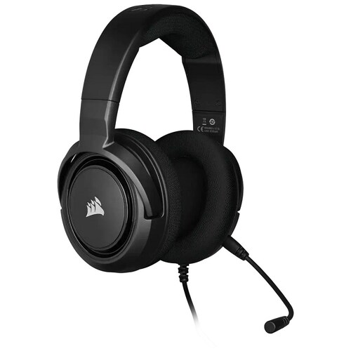 Diadema Corsair HS45 SURROUND Gamer Headset USB y 3.5mm Carbon CA-9011220-NA