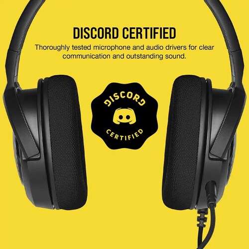 Diadema Corsair HS45 SURROUND Gamer Headset USB y 3.5mm Carbon CA-9011220-NA