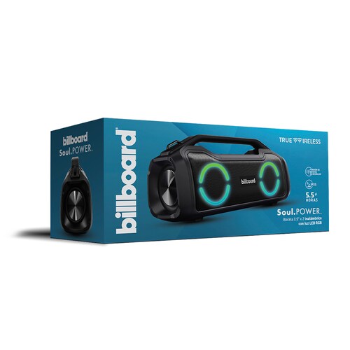 Bocina Inalámbrica  Con Luz Led Soul Power  Billboard 