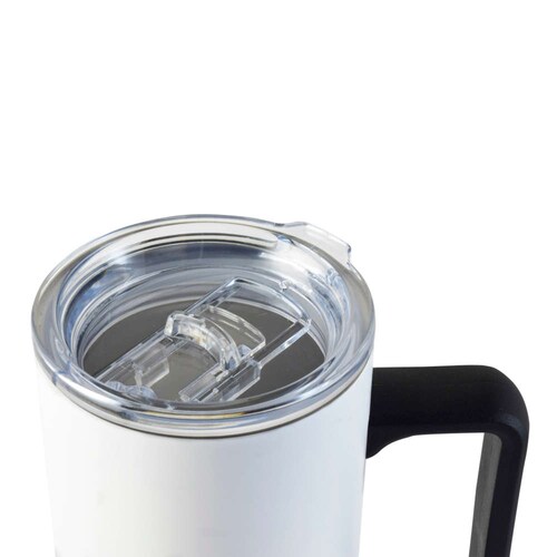 Taza Térmica Con Goma Y Protector Deslizante Antiderrames 350 Ml