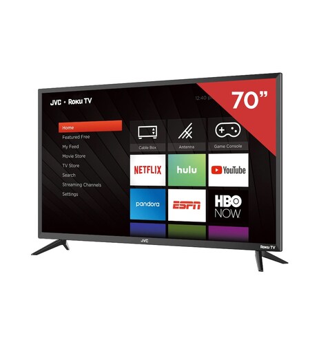 Pantalla Jvc 70 Pulgadas Smart Tv Uhd Roku