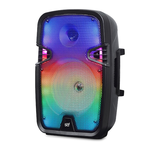 Bafle Bocina Inalámbrica 8" con Luz Led Boom Thunderlight Stf 