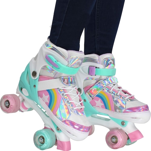 Mochila portátil para patines de ruedas para niños, diseño único