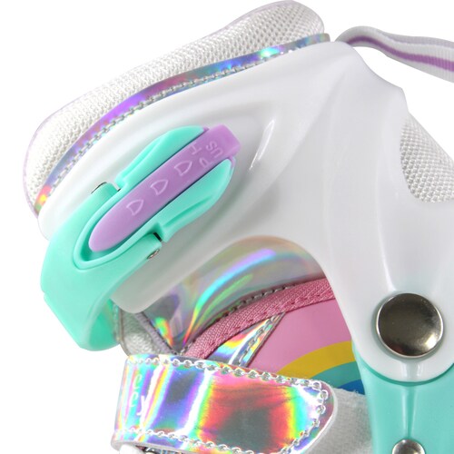 Patines 4 Ruedas Talla Ajustable Niño Niña Luz Led Chico + Regalo