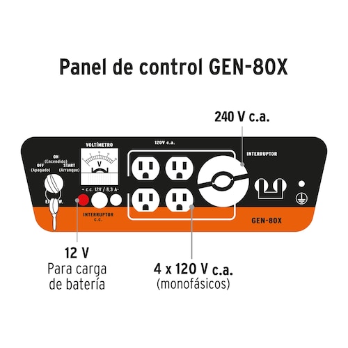 Generador de luz bifasico 8,000w portatil para casas completas 