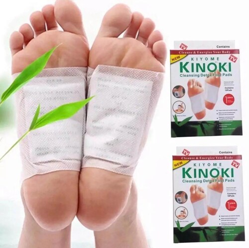 Parches Kinoki 30 piezas desintoxicante, desinflama, dieta
