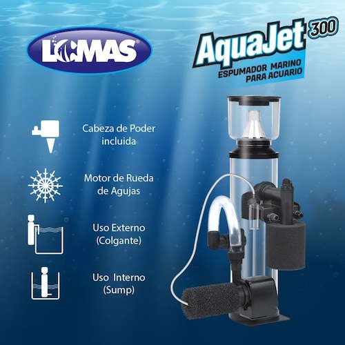 Skimmer Separador Proteinas Acuario marino Pecera 300 Litros Haqos Aquajet
