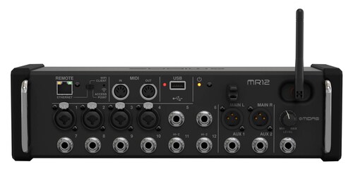 Mezcladora Digital MIDAS Mr12 Montaje Rack 12 Entradas.